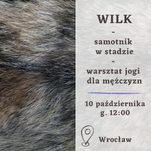 WILK – samotnik w stadzie – warsztat jogi kundalini dla mężczyzn – WROCŁAW – 10/10